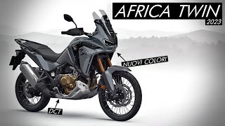 Honda Africa Twin  Annunciati gli Aggiornamenti alla Nuova Gamma Adventure per il 2023 [upl. by Kassandra873]