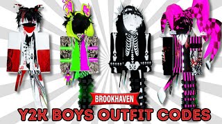 EMO BOYS OUTFIT CODES FOR BERRY AVENUE BLOXBURG AND BROOKHAVEN [upl. by Aisetra144]