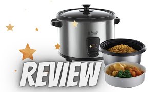 Russell Hobbs Rice Cooker and Steamer Review and How to Use  Make Perfect Rice and Vegetables [upl. by Okoyk]