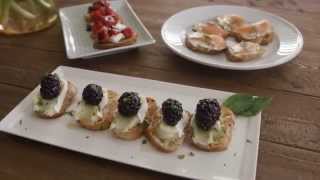 How to Make Crostinis 3 Ways [upl. by Eniale]