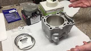 Project YFZ 450 Piston and cylinder replacement  Wossner  Powerseal  WPC treatment [upl. by Liek248]