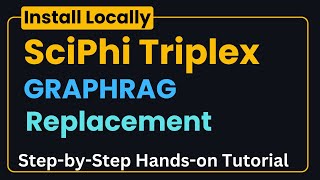 SciPhi Triplex  Best Alternate of GraphRAG  Install Locally [upl. by Aenet982]