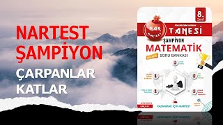 ÇARPANLAR KATLAR TEST 3  4  NARTEST ŞAMPİYON MATEMATİK SORU BANKASI [upl. by Alrac477]