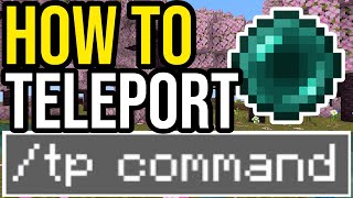 How To TELEPORT To Coordinates amp Other Players In Minecraft Bedrock amp Java [upl. by Lajes]