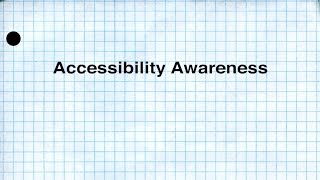 AccessibilityAwareness with Audio Description [upl. by Attenej]