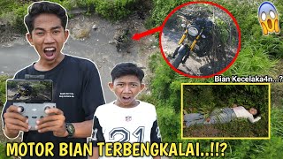 BIAN KECELAK4AN😭 MOTORNYA TERBENGKALAI DIJALAN GARA GARA INI  Mikael TubeHD [upl. by Celie637]