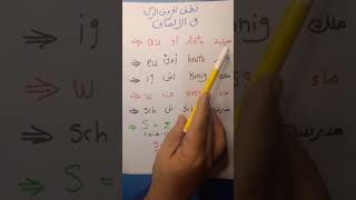 كورس تعلم اللغة الألمانية 3 نطق الحروف المركبة [upl. by Aynav]