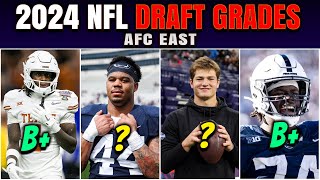 2024 NFL Draft Grades  AFC EAST [upl. by Persons]