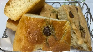 Authentic Italian Focaccia Bread خبز الفوكاتشيا الإيطالي الشهي Buon Appetito [upl. by Asenav]