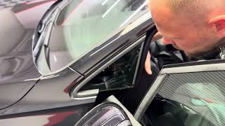 How to Tint 23 GOLF GTI front quarter window socaltintshop791 socaltintshop [upl. by Flan]