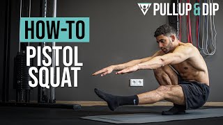 HowTo Pistol Squat For Beginners 6 progressions [upl. by Kceb378]