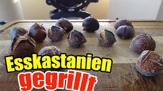 Esskastanien vom Gasgrill [upl. by Othelia]