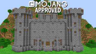 Building a Castle The Way Mojang Intended It [upl. by Ancilin]