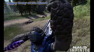 The Funny last words of a Grunt  Halo Infinite [upl. by Neirol]