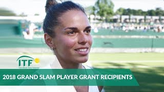 2018 Grand Slam Player Grant Recipients  International Tennis Federation [upl. by Eleinad]