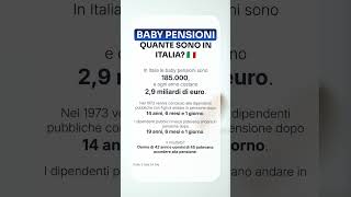 Andresti in pensione a 45 anni 💰 babypensioni pensioni previdenza [upl. by Kwan]