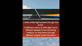 DISPERSION OF LIGHT shorts science physics school viralvideo ytshorts youtubeshorts new [upl. by Nosmirc]