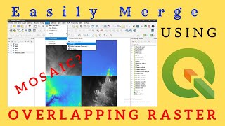 How to Merge Raster in QGIS  Merge Raster Layers in QGIS  Merge Multiple Raster in QGIS [upl. by Ordnasela]