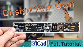 I Made a Custom PCB Ruler  KiCad Simple Tutorial For Beginners [upl. by Trevar]