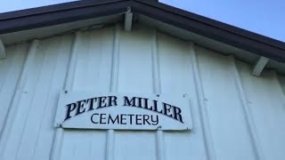 Small Town Graveyard USA  Moses P Miller Cemetery Kalona Iowa Burial Ground Midwest Farm [upl. by Yalcrab]