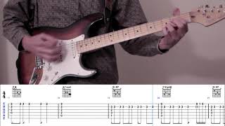 Glen Campbell  Witchita Lineman  Guitar Cover With Tabs [upl. by Ynohtn329]