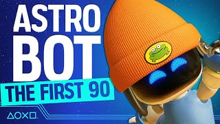 Astro Bot  The First 90 Minutes of PS5 Gameplay [upl. by Nosrej953]