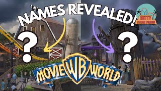 WIZARD OF OZ ROLLER COASTER NAMES REVELEAED  Movie World Australia  Construction Update [upl. by Ahsemrac]