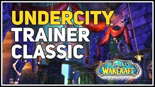 Undercity Tailoring Trainer WoW Classic [upl. by Egni]