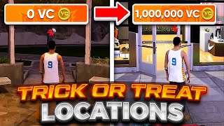 ALL TRICK OR TREAT LOCATIONS IN NBA 2K25 FREE 50000 VC amp REWARDS HALLOWEEN NIGHT 2K EVENT [upl. by Houghton]