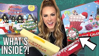 OPENING FIDGET ADVENT CALENDARS I GOT SCAMMED 😐 [upl. by Lorrac40]