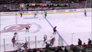 Andrei Loktionov goal 41 Mar 13 2013 Philadelphia Flyers vs NJ Devils NHL Hockey [upl. by Haimirej]