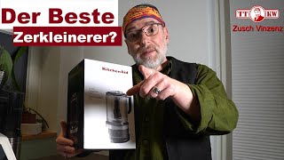 Eine der kleinsten Küchenmaschinen KitchenAid Zerkleinerer 119l im Test deutsch Food Processor [upl. by Eellah705]