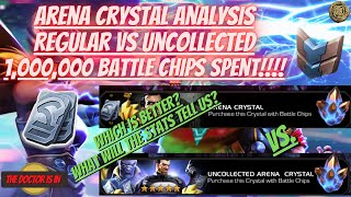 MCOC Arena Crystal Analysis Regular Vs Uncollected Which Is Better [upl. by Doug]