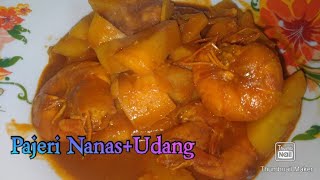 Masak Pajeri Nanas Ringkas Campur Udang [upl. by Amrita]