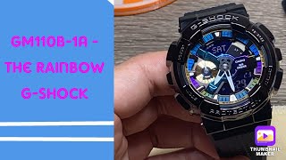 2020 GShock GM110B1a Rainbow  Review [upl. by Eniamrehs190]