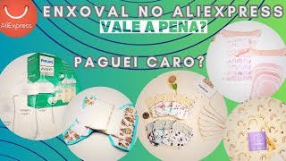 Enxoval de bebê no Aliexpress l Fraldas ecológicas mamadeira de vidro Philips Avent [upl. by Attayek]