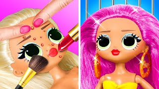 TRANSFORMATION INCROYABLE DE POUPEE LOL DIY Rénovation pour Poupée Populaire par YOWZA [upl. by Eeldarb]