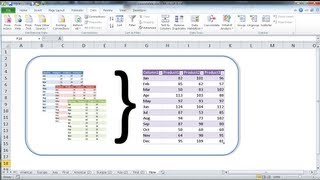 Use the Consolidate Feature to Combine Data [upl. by Eesak]