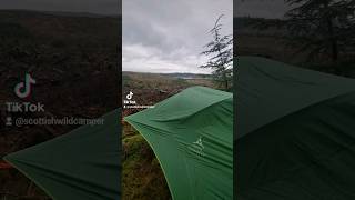 Wild camping Scotland Tentsile Connect 30 camping treetent wildcampingscotland [upl. by Nilrah]