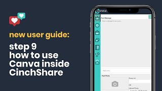 Step 9  How to Use the Design with Canva Inside CinchShare [upl. by Ardeed]