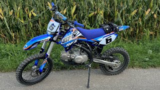 Balade avec la dirt bike rfz 150cc [upl. by Aicatsana]