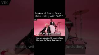 Rosé and Bruno Mars Make History with quotAPTquot [upl. by Lenahtan]