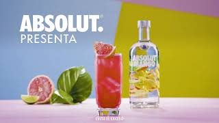 Receta con vodka Absolut Mango con jugo de arándano [upl. by Sherline]