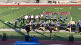 Midlothian HS Drumline 2024  ‘Glassworks’ Lonestar Classic Drumline Competition [upl. by Anaid]