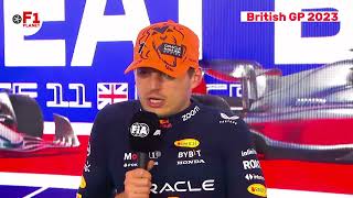 Max Verstappen JOKING with the Press British GP Press Conference [upl. by Eileek]