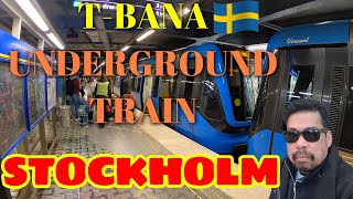 Tunnelbana  STOCKHOLM  Sweden🇸🇪 [upl. by Loleta]