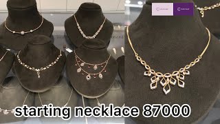 Latest Diamond Necklace Designs With PriceCaratlaneDiamond NecklaceNecklaceNehavlog [upl. by Essirahc]