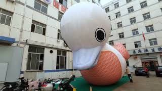 Digital Inflatables Gonflables Inflatable Duck for you Parade Stagedesign Decortion [upl. by Grimbal]