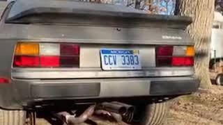 Porsche 944 LS swap exhaust [upl. by Elnar]