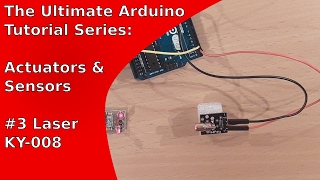 How to use the red laser module KY008 with the Arduino Uno  UATS AampS 3 [upl. by Warden984]